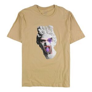 Elevenparis Mens Amor Graphic T-Shirt, Beige, NWT